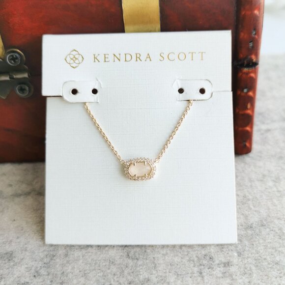 Kendra Scott Jewelry - Kendra Scott Chelsea Necklace - Gold & Rose Quartz